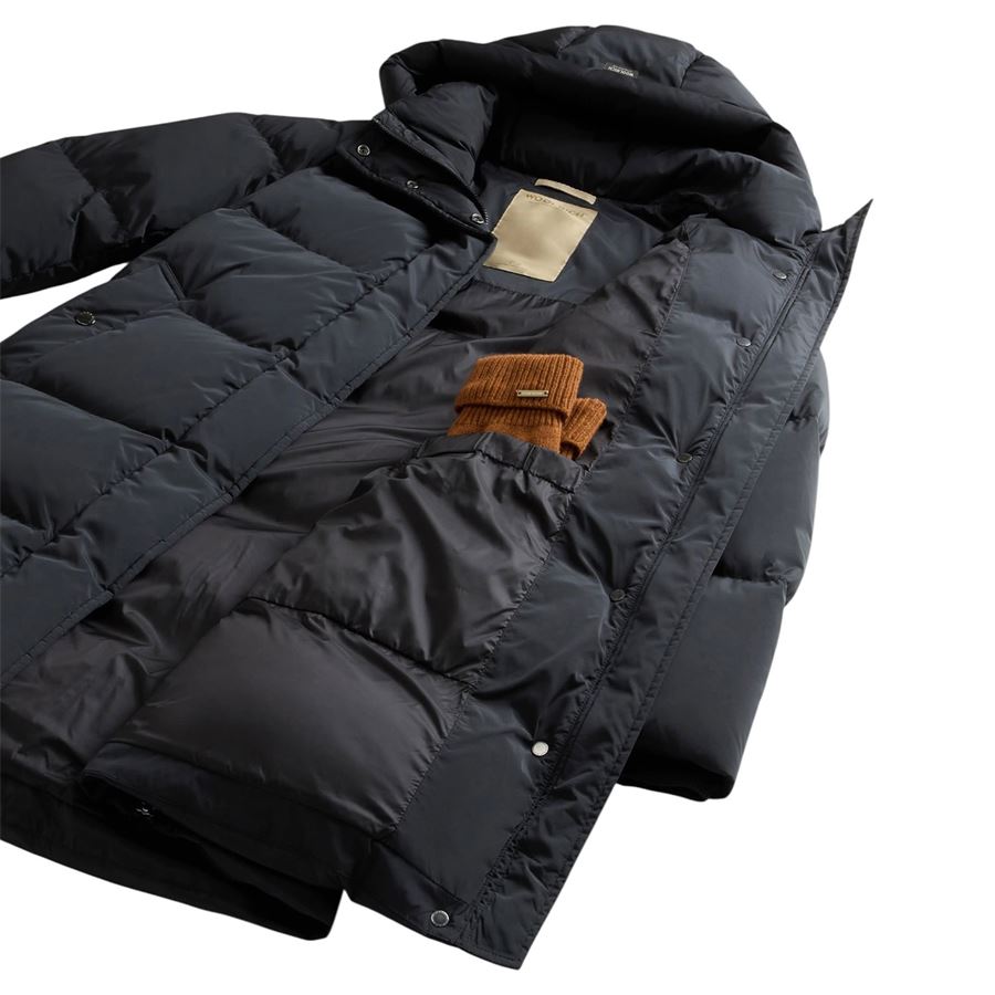 Kelly piumino lungo da donna con cappuccio rimovibile Woolrich | CFWWOU2088100